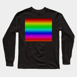 Another rainbow created with Processing Long Sleeve T-Shirt